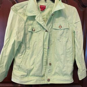 🎄🎄🎄Chaps Women's Mint Green Jean Jacket🎄🎄